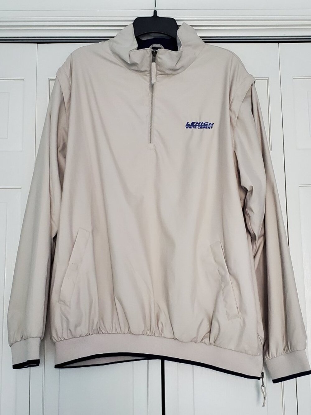 Vintage Turfer Sportswear Convertible 1/4 Zip Golf Windbreaker Pullover/Vest XL